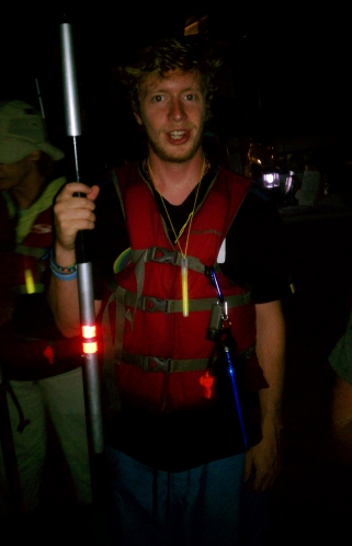 Seamus, Nighttime Kayaking, August 2012
