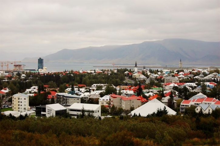 Reykjavik from Perlan Viewing Deck